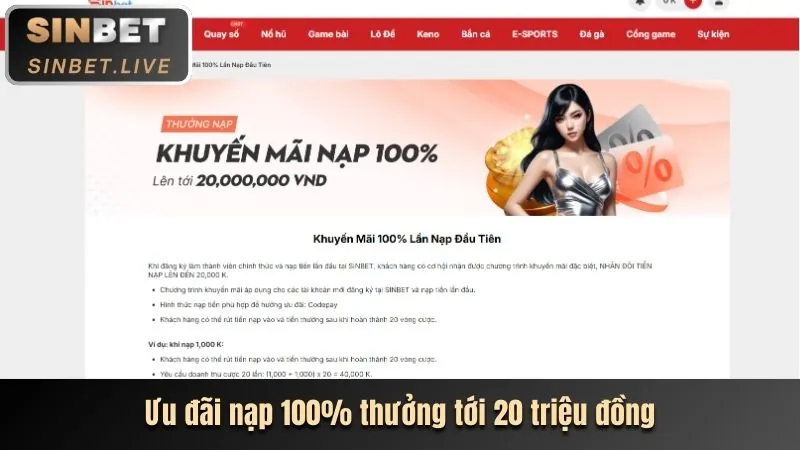 Thưởng chào mừng DG789